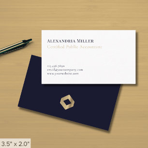 Modern Minimalist Elegant Business Card