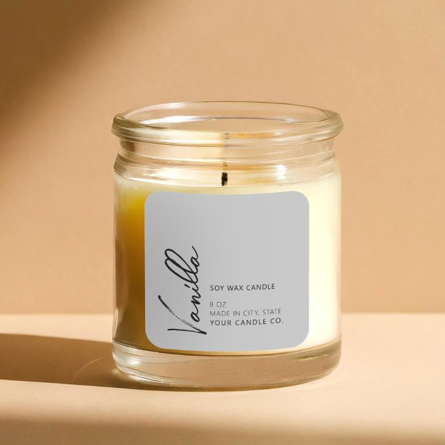 Modern Minimalist Elegant Candle Label (Creator Uploaded)