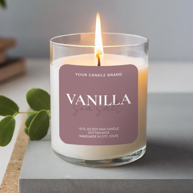 Modern Minimalist Elegant Candle Label (Creator Uploaded)