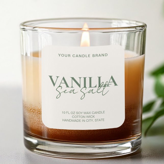 Modern Minimalist Elegant Candle Label (Creator Uploaded)