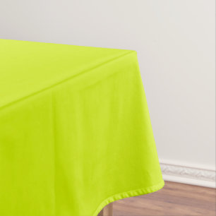 Modern Minimalist Elegant Chartreuse Yellow Tablecloth