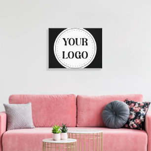 Modern, Minimalist, Elegant & Customisable Canvas Print