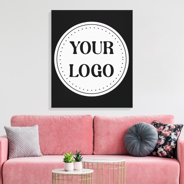 Modern, Minimalist, Elegant & Customisable Canvas Print (Insitu(LivingRoom))