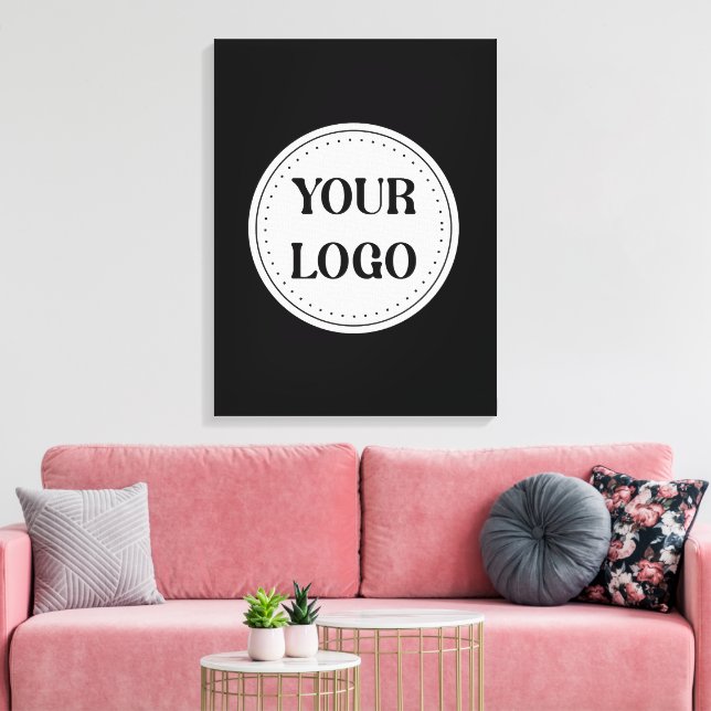 Modern, Minimalist, Elegant & Customisable Canvas Print (Insitu(LivingRoom))