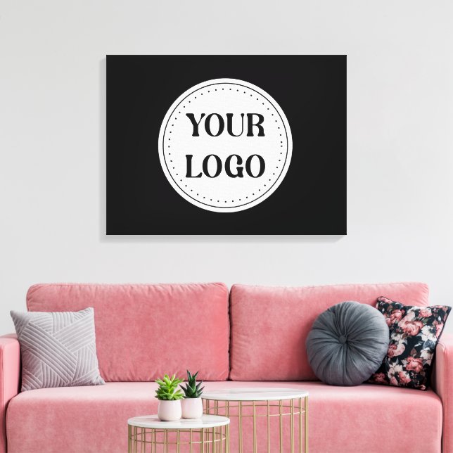 Modern, Minimalist, Elegant & Customisable Canvas Print (Insitu(LivingRoom))