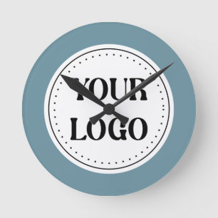 Modern, minimalist, elegant &customisable Ornament Round Clock