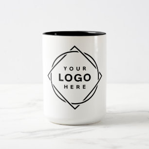 Modern, Minimalist, Elegant & Customisable Two-Tone Coffee Mug