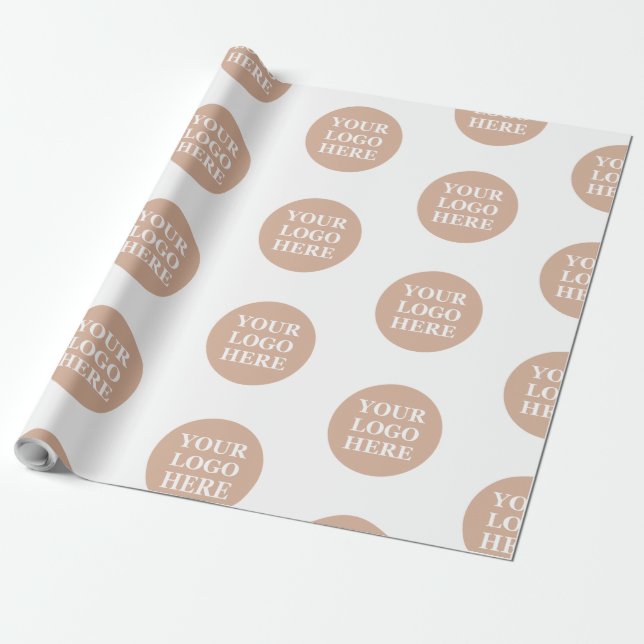 Modern, Minimalist, Elegant & Customisable Wrapping Paper (Unrolled)