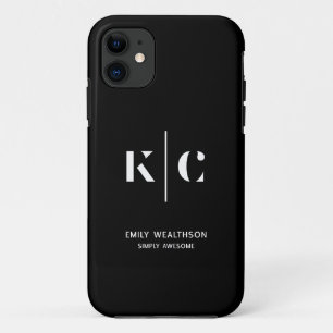 Modern, Minimalist, Elegant & editable  Case-Mate iPhone Case