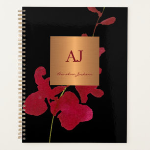 Modern minimalist elegant glam floral girly gold planner