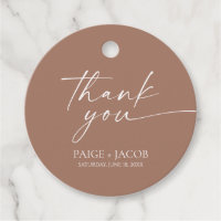 Modern Minimalist Elegant Mocha Mousse Wedding