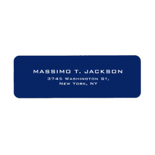 Modern Minimalist Elegant Plain Sapphire Blue