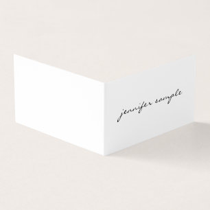 Modern Minimalist Elegant Professional Folded Business Card