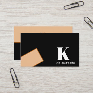 Modern Minimalist Elegant Real Estate Business Card
