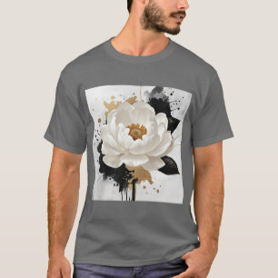 Modern minimalist elegant Rose Marble fusion  T-Shirt