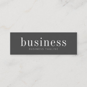 Modern Minimalist Elegant Simple Chic Scan QR Code Mini Business Card