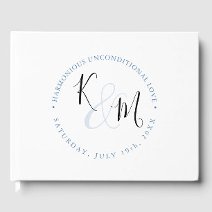 Modern Minimalist 🤵 Elegant Simple Wedding Guest Book
