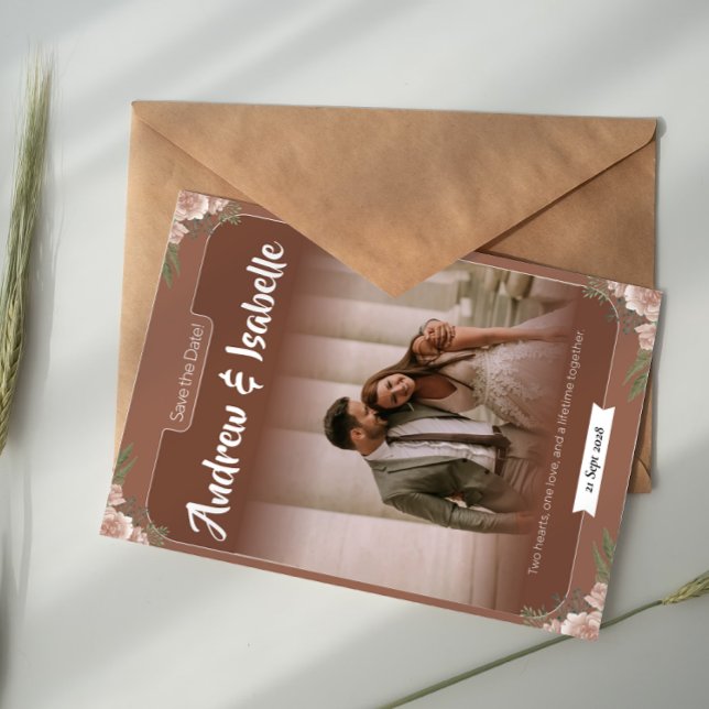 Modern Minimalist Elegant Simple Wedding  Save The Date (Creator Uploaded)