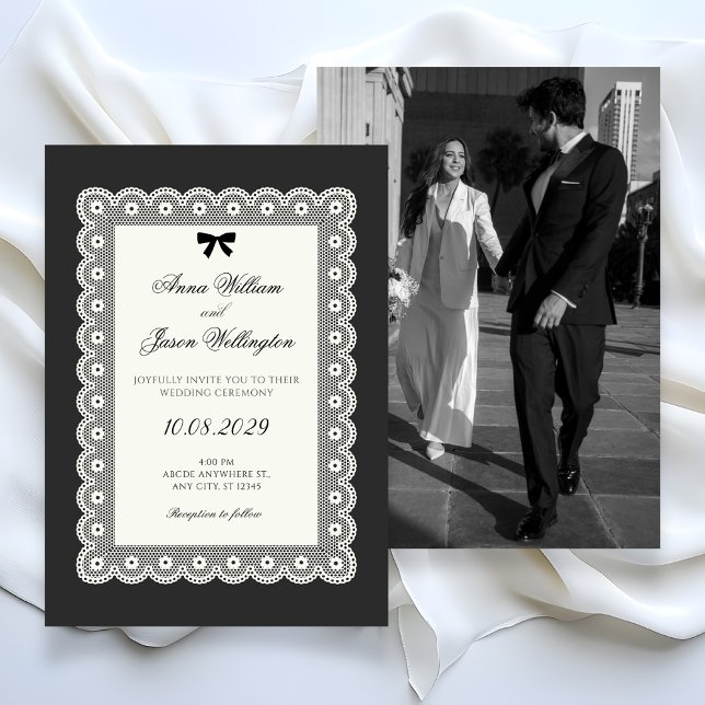 Modern minimalist elegant wedding  invitation (Creator Uploaded)