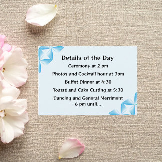 Modern Minimalist Enclosure Card