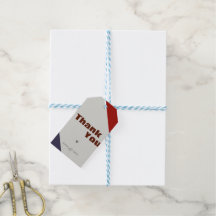 Modern Minimalist Fall Thank You Gift Tags