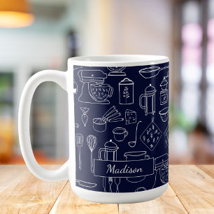 Modern Minimalist Farmhouse Kitchen Utensils Coffee Mug