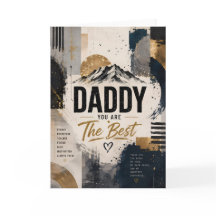 Modern Minimalist Father’s Day Card