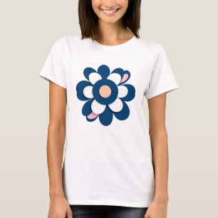 Modern Minimalist Floral Art T-Shirt
