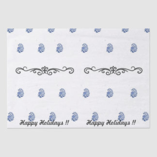 Modern minimalist flower print  tissue paper