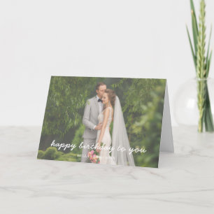 Modern Minimalist Fun Birthday Friend Design Card