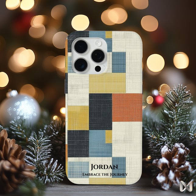 Modern Minimalist Geometric Style – Retro Earthy  Case-Mate iPhone Case (Creator Uploaded)