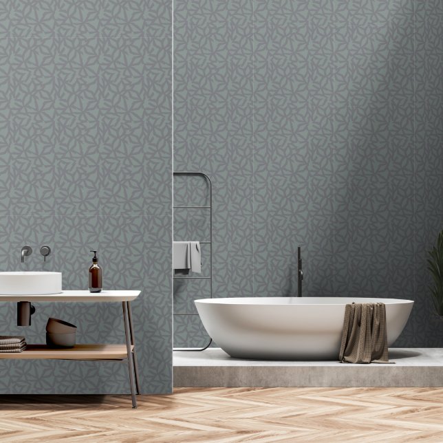 Modern Minimalist geometric Wallpaper (Bathroom)