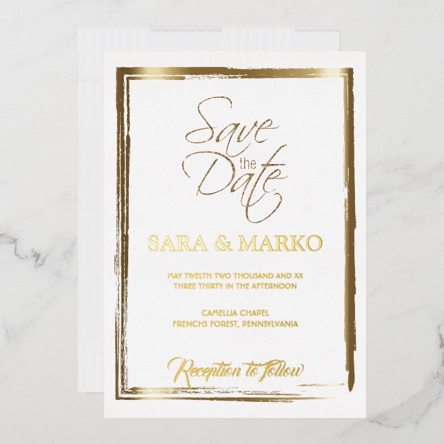 Modern Minimalist | Gold (Envelope)