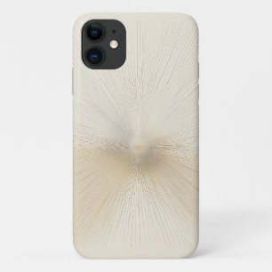 Modern Minimalist Golden Radial Lines - Elegant Su Case-Mate iPhone Case