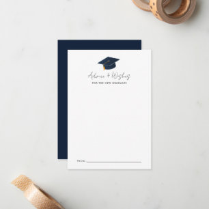 Modern Minimalist Grad Advice & Wishes Card