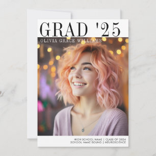 Modern Minimalist Grad Overlay Announcement