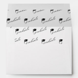 Modern Minimalist Graduate  Graduation Envelope