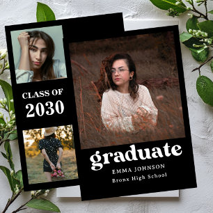 Modern Minimalist Graduation Announcement, Grad Invitation