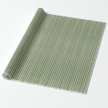Modern Minimalist Green Rustic Stripes  Wrapping Paper<br><div class="desc">Simple and clean rustic striped pattern wrapping paper</div>
