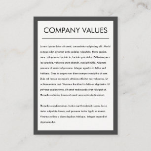 Modern Minimalist (Grey / White) Business Card