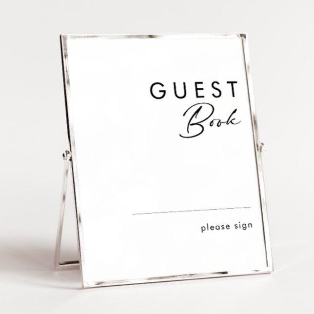 Modern Minimalist Guest Book Sign (Creator Uploaded)