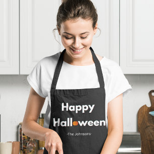 Modern Minimalist Halloween – Personalized Apron