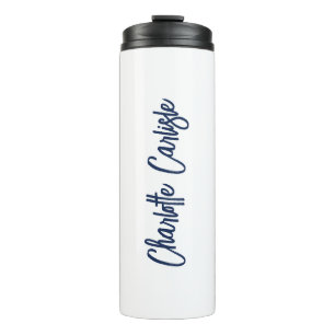 Modern Minimalist Hand Lettered Script Thermal Tumbler
