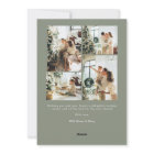 Modern Minimalist Happy Holidays  Photo Collage 