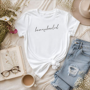 Modern Minimalist Homeschooled for Kids T-Shirt