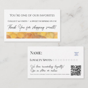 Modern Minimalist Honeycomb Reward Card