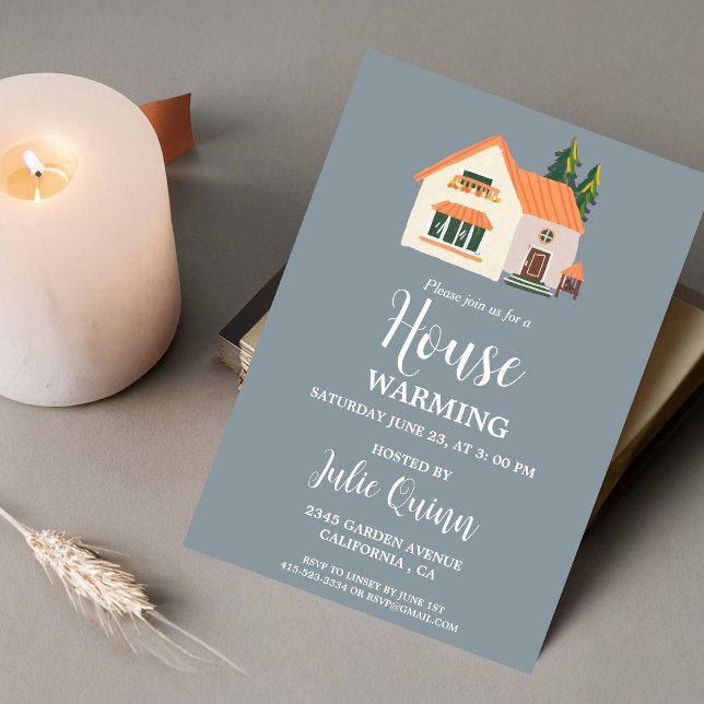 Modern Minimalist House warming Party  Invitation (Creator Uploaded)
