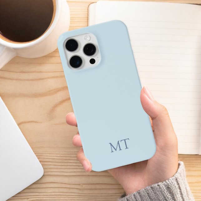 Modern Minimalist Initial Monogram iPhone Case (Creator Uploaded)