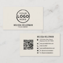 Modern Minimalist Ivory Professional Logo