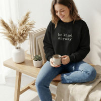 Modern Minimalist Kindness Quote Typewriter Font